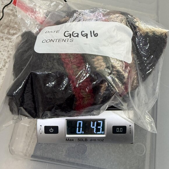 Wool Trapper Hat Knit Geometric Pattern Brown Red Lined Pom Pom Womens One Size - Picture 5 of 5